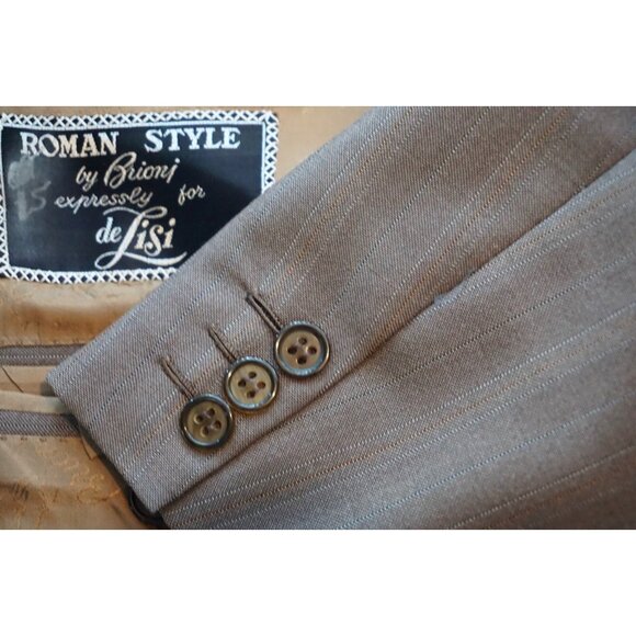 Brioni Gray Multicolor Wool Mohair Blend Sport Coat Jacket Sz 44 Made in Italy